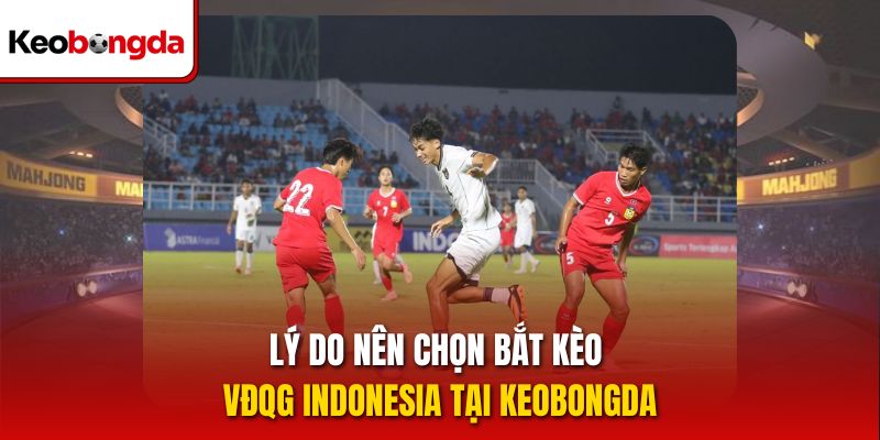 Lý do nên chọn bắt kèo VĐQG Indonesia tại Keobongda