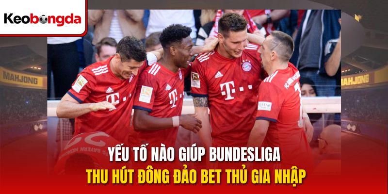 Yếu tố nào giúp Bundesliga thu hút đông đảo bet thủ gia nhập